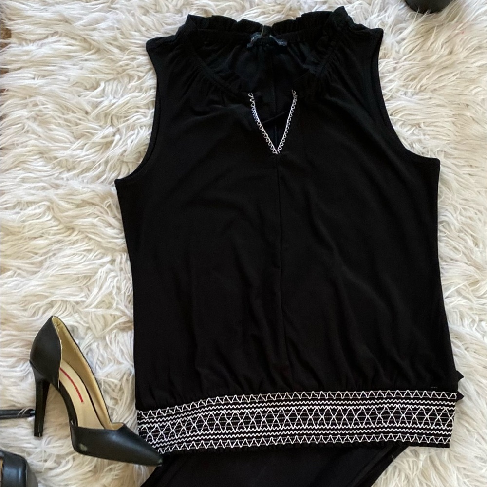 White House Black Market Sleeveless Blouse